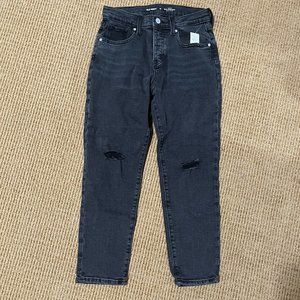 New Girls size 12 black straight jeans